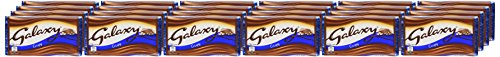 Galaxy Crispy Chocolate Bar Bulk Box, Chocolate Gift, Milk Chocolate, Bulk Chocolate, Movie Night Snacks, 24 x 102 g