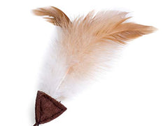 Petface Feather Tail Mice Cat Toy, Pack of 2