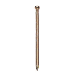 Panel Pins Finishing Nails Veneer Pins (Pack of 150) Yellow Zinc Plated Nail Galvanized Heavy Duty for DIY and Crafts Home Decor Woodwork Furniture Construction Size: Length 50mm Nail Diameter 2mm.