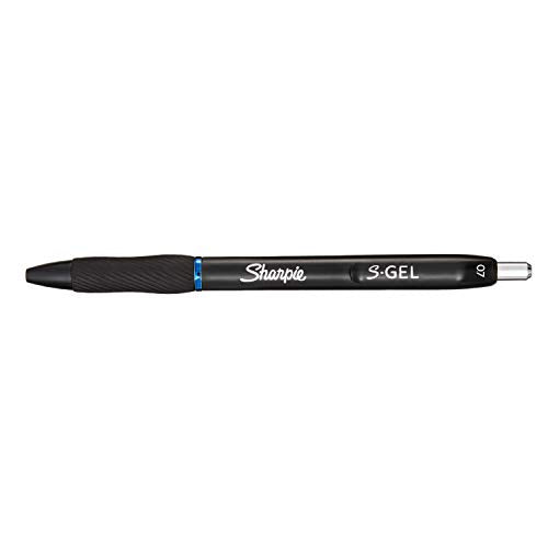 Sharpie S-Gel   Gel Pens   Medium Point (0.7mm)   Blue Ink   3 Count