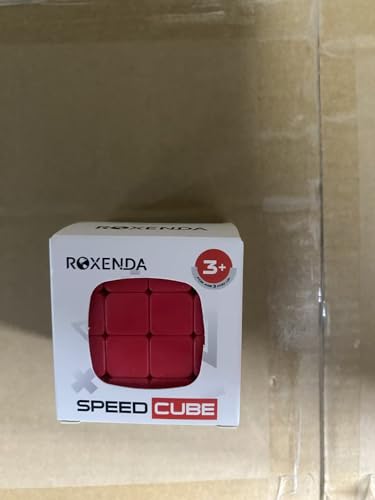 ROXENDA Speed Cube Profession 4X4 Fast Cube - Fast Smooth Turning - Solid Durable & Stickerless Frosted, Best 3D Puzzle Magic Toy - Turns Quicker Than Original