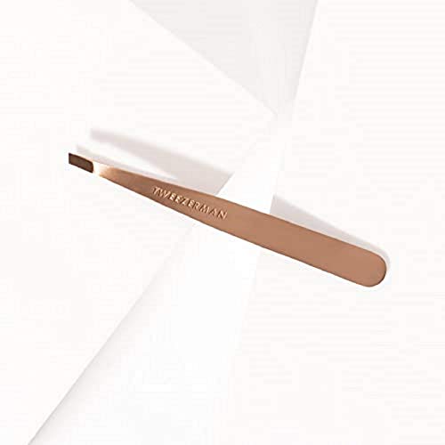 Tweezerman Rose Gold Stainless Steel Slant Tweezer