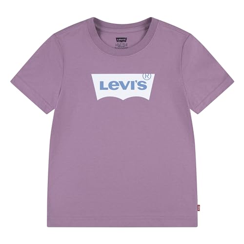 Levi's Boy's LVB Batwing TEE T-Shirt, Purple, 6 Years