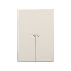 I LOVE MENU Risto Menu Holder, PVC, Sand, 23 x 16.2 x 0.7 cm