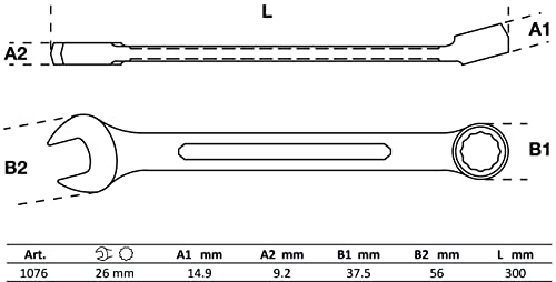 BGS 1076   Combination Spanner   26 mm