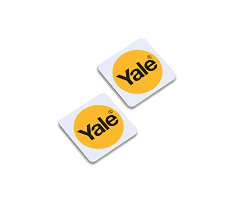 Yale P-YD-01-CON-RFIDPW Smart Door Lock Phone Tags, White, Pack of 2