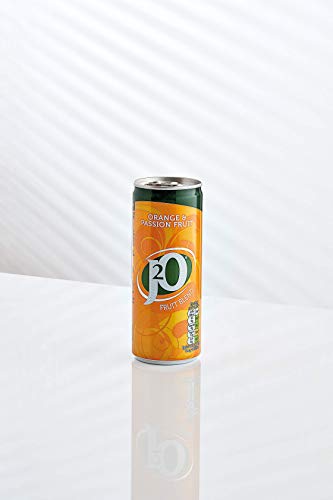 J2O Fruit Juice, Orange and Passionfruit, 250ml Cans (Pack of 12)