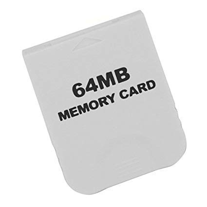 WICAREYO White 64M Memory Card for Wii NGC Gamecube Console