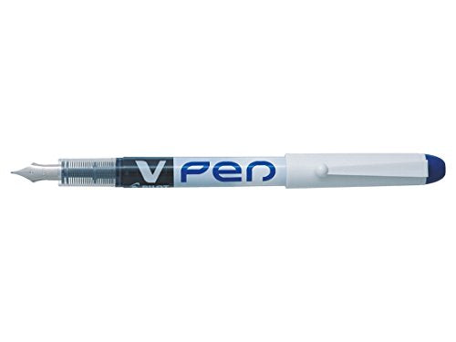 Pilot Vpen Disposable Fountain Pen - Black/Blue/Red (Pack of 3)