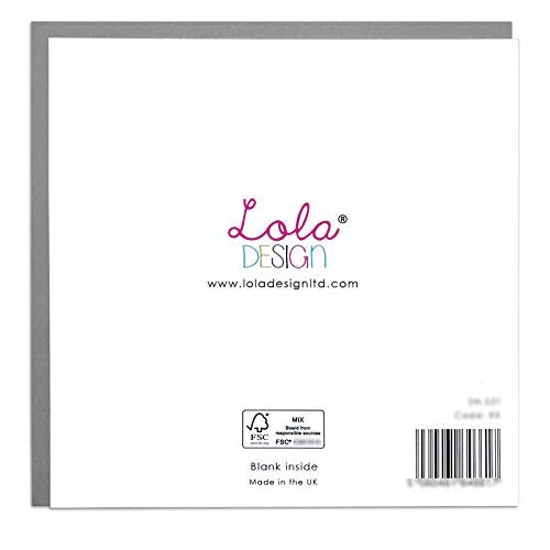 Lola Design - Wildlife Botanical Greeting Cards - Blank Cards and Envelopes - Hedgehog Card