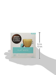 NESCAFE Dolce Gusto Flat White Coffee Pods - total of 48 Coffee Capsules - Creamy Coffee Flavour (3 Packs)