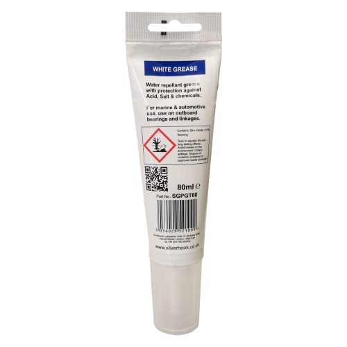 Silverhook SGPGT60, White Grease Tube, 80ml