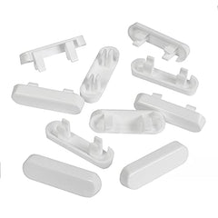 JCP 10 x White Window Drainage Cover Caps Weep Hole Covers for UPVC Windows