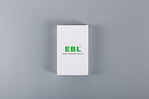 EBL Rechargeable AA Batteries High Performance 2500mAh AA 1.2V Ni-Mh Rechargebale Batteries Pack of 8 with Storage Case