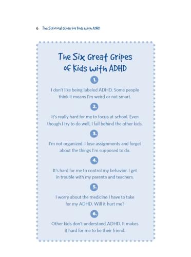 The Survival Guide for Kids with ADHD (Survival Guides for Kids)