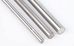 5 Pcs 304 Stainless Steel Round Rod, 3mm x 300mm Solid Shaft Rods Lathe Bar Stock Solid Round Rod, Silver