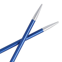 Knit Pro KP47099 Zing: Fixed Circular Knitting Pins: 60cm x 4.00mm, 4mm Blue