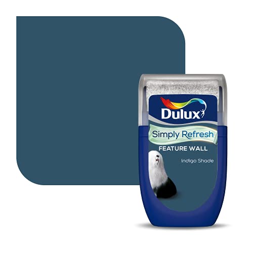 Dulux Simply Refresh Feature Wall Matt Emulsion Paint - Indigo Shade - 30 ml (Pack of 1), 5569261