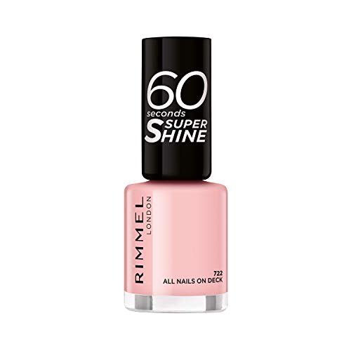 Rimmel 60 Seconds Super-Shine Nail Polish, All Nails On Deck, 8ml