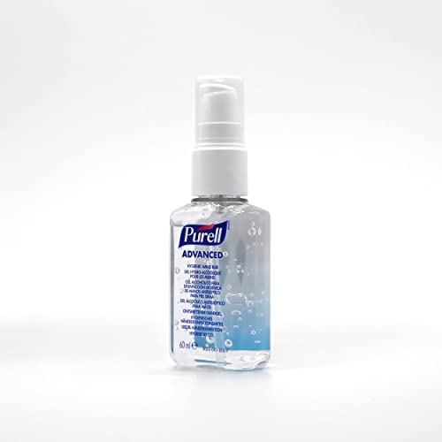 PURELL ADVANCED HAND SANITISER GEL 60mL, Portable Pump Bottle. Hand Sanitizer Gel kill 99.99% of most common germs. 70% alcohol formulation with moisturisers