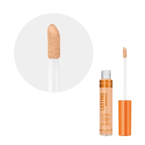 Rimmel Lasting Radiance Full Coverage Concealer and Eye Illuminator, SPF 25, 40 Soft Beige (Rimmel Wake Me Up Concealer Upgrade)