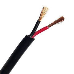 Wire4u 12V 24V AUTOMOTIVE 2/3/4/5/7 CORE THINWALL RED/BLACK CAR CABLE WIRE ROUND/FLAT (Round 2 Core 0.5mm² 11Amps, 10 Metres)