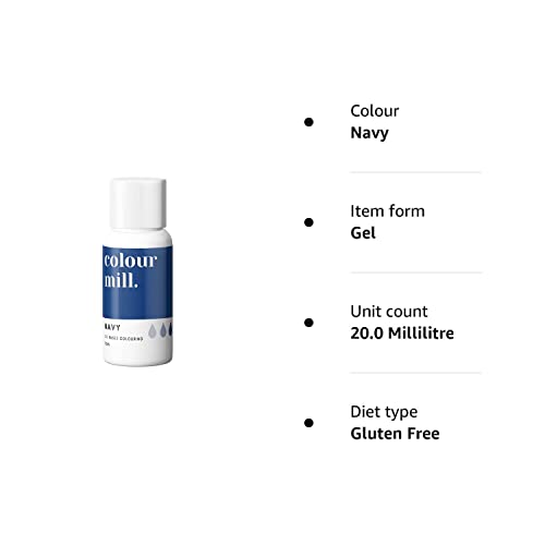 Colour Mill Oil Based Food Colouring 20ml (Navy)