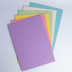 House of Card & Paper A4 160 GSM Card - Rainbow Pastel Coloured Card (Pack of 50 Sheets)