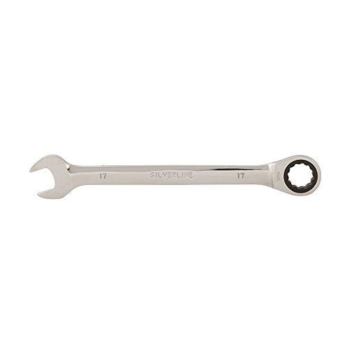 Silverline 783122 Fixed Head Ratchet Spanner 17 mm