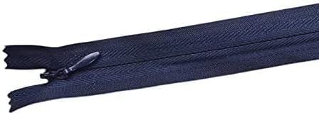 3 X Invisible Zips   Navy, 14 Inch / 35cm   Closed-Ended Concealed Zipper for Sewing by UMTMedia®