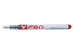 Pilot Vpen Disposable Fountain Pen - Black/Blue/Red (Pack of 3)