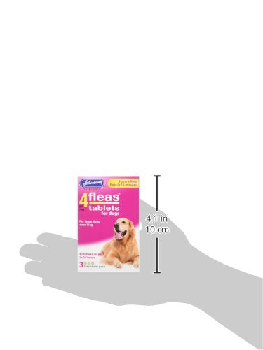 Johnsons 4Fleas Tablets Large Dogs 3 Treatment Pack