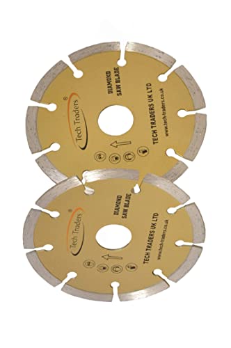 Tech Traders ® 3 x 115mm 4.5 inches Diamond Disc Cutting Blade Angle Grinder Stone Brick Concrete