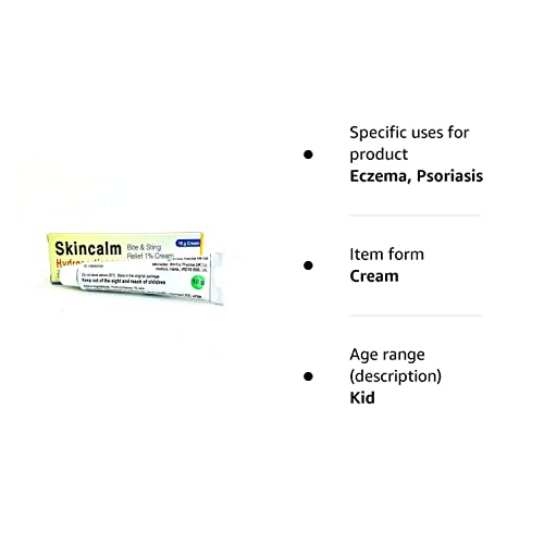 1 x Skincalm 10g Bite and Sting Relief 1% Cream