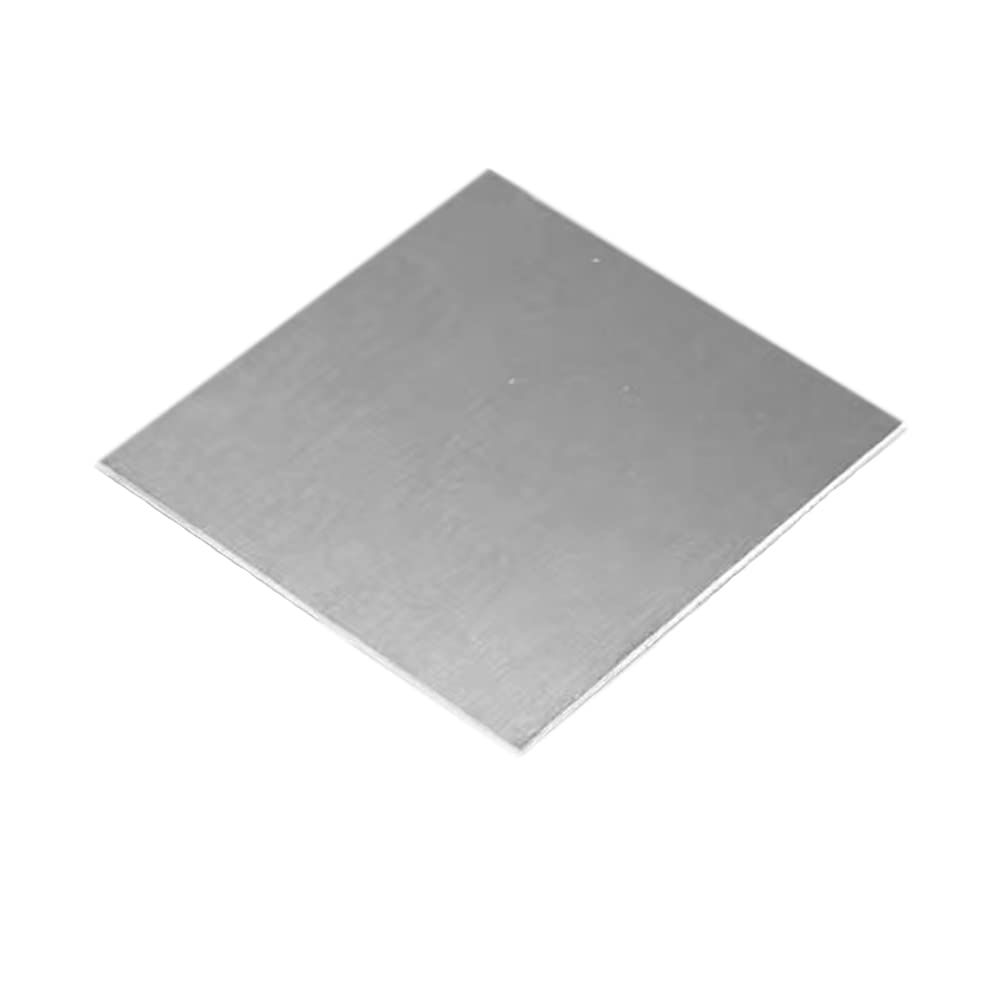 DARENYI Stainless Steel Sheet 3mm 304 Stainless Steel Plate Sheet 10 x 10cm Sheet Metal for Repairing, Welding, Project, Crafting