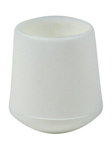 Lifeswonderful - 4 pcs Domed Furniture Feet - Ideal for Tables, Chairs etc - Available in Many Sizes & Colours (22mm, White)