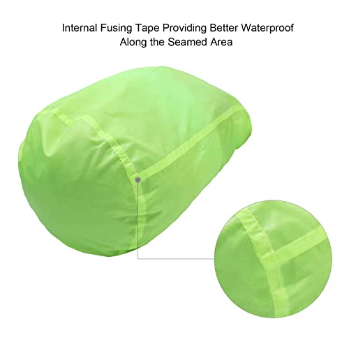 ioutdoor Waterproof Dry Bags Lightweight 2L/5L/10L/20L Keep Dry Clean, Dry Compression Sacks Small Large for Kayaking, Hiking, Swimming, Camping, Canoeing, Boating, Fishing (Green, 2L)