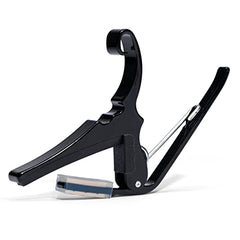 Kyser Quick-Change Capo for 6-string acoustic guitars, Black, KG6B