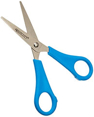 Westcott E-21595 00 Kids Scissor witch cm-scale, pointed tip, 5 inches/13 cm, blue