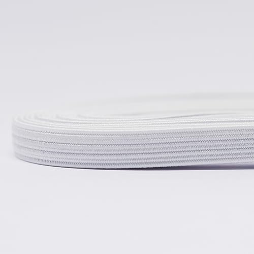 Korbond White Elastic 6mm x 3m-110370, Polyester blend