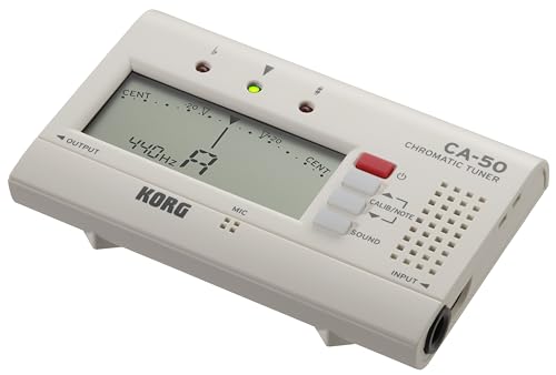 Korg - CA-50 Chromatic Hand-Held Pocket Tuner - White