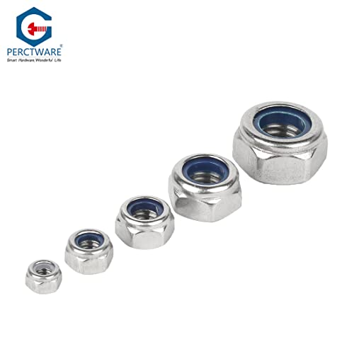 M6(6mm) 304 Stainless Steel Hex Nut for Bolts & Screws Full Nuts with Coarse Thread DIN 934(Pack of 20)