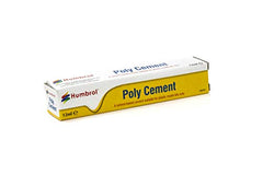 Humbrol AE4021 12ml Poly Cement Tube - Clear quick dry plastic glue for model making