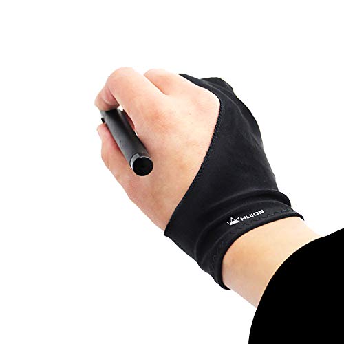 Huion Artist Glove for Graphics Drawing Tablet - Cura CR-01 (1 Unit of Free Size, Good for Right Hand or Left Hand)