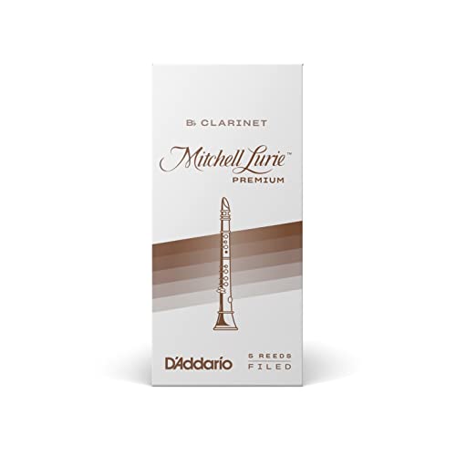 Rico Mitchell Lurie Premium 2.0 Strength Reeds for Bb Clarinet (Pack of 5)