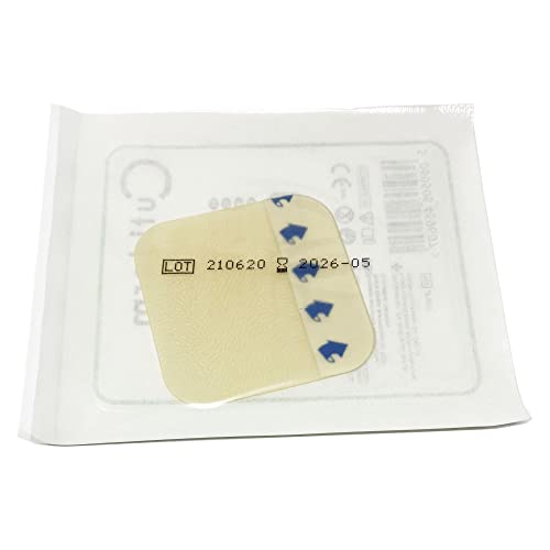 Pack of 10 Cutiderm Sterile Hydrocolloid Extra Thin Adhesive Wound Dressing 5cm x 5cm - for Cuts, Grazes, Superficial and Partial Thickness Burns, Pressure sores, and Venous Leg ulcers