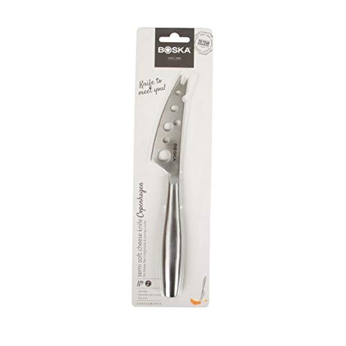 BOSKA Cheese Knife Semi-Soft Copenhagen Nr.2 - for Semi-Soft Cheeses - 9.1 inchesx11.8 inchesx0,7