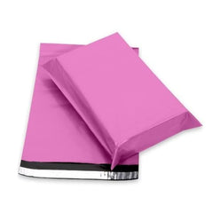 Pink Mail Bags Sacks - Lindsay Wholesale - Mailers -Postage Bags (12 x 16, Pink, 10)