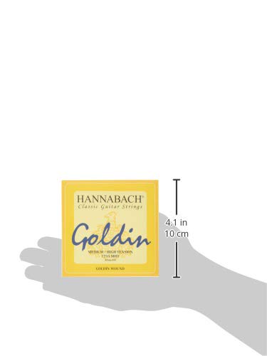 Hannabach Klassikgitarrensaiten Serie 725 Medium/High Tension Goldin - A5