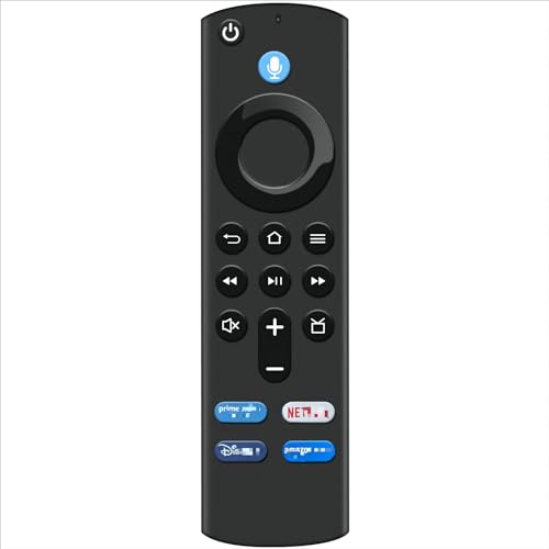 Replacement Voice Remote 3rd Gen with Voice Function fit for AMZ Smart TVs 4K/4K Max/Lite/Cube Stick,and fit for Smart TVs Cube (1st Gen and Later)